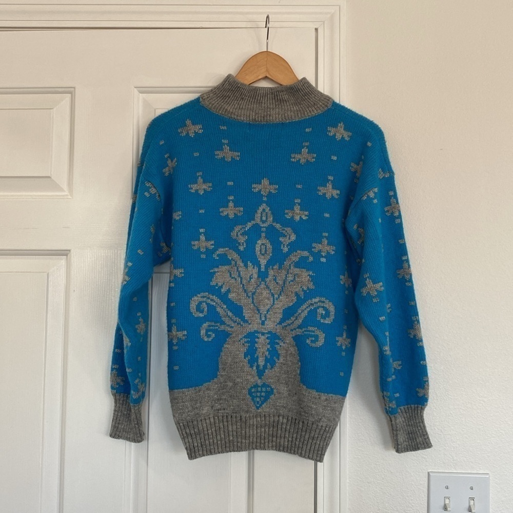 Together Vintage wool blend mock turtleneck sweater. - Picture 11 of 11